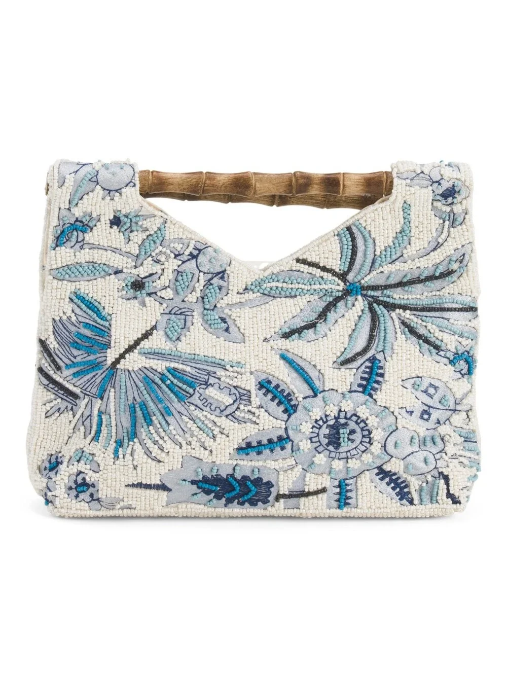 Viral Beaded Toile Handbag